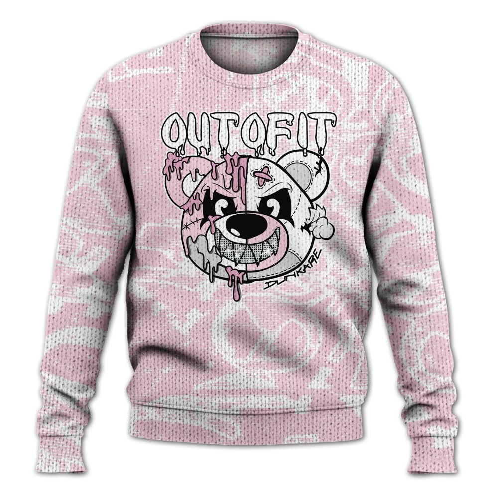 Knitted Sweater To Match Orchid 4s - Out Of It Bear Avant-Garde