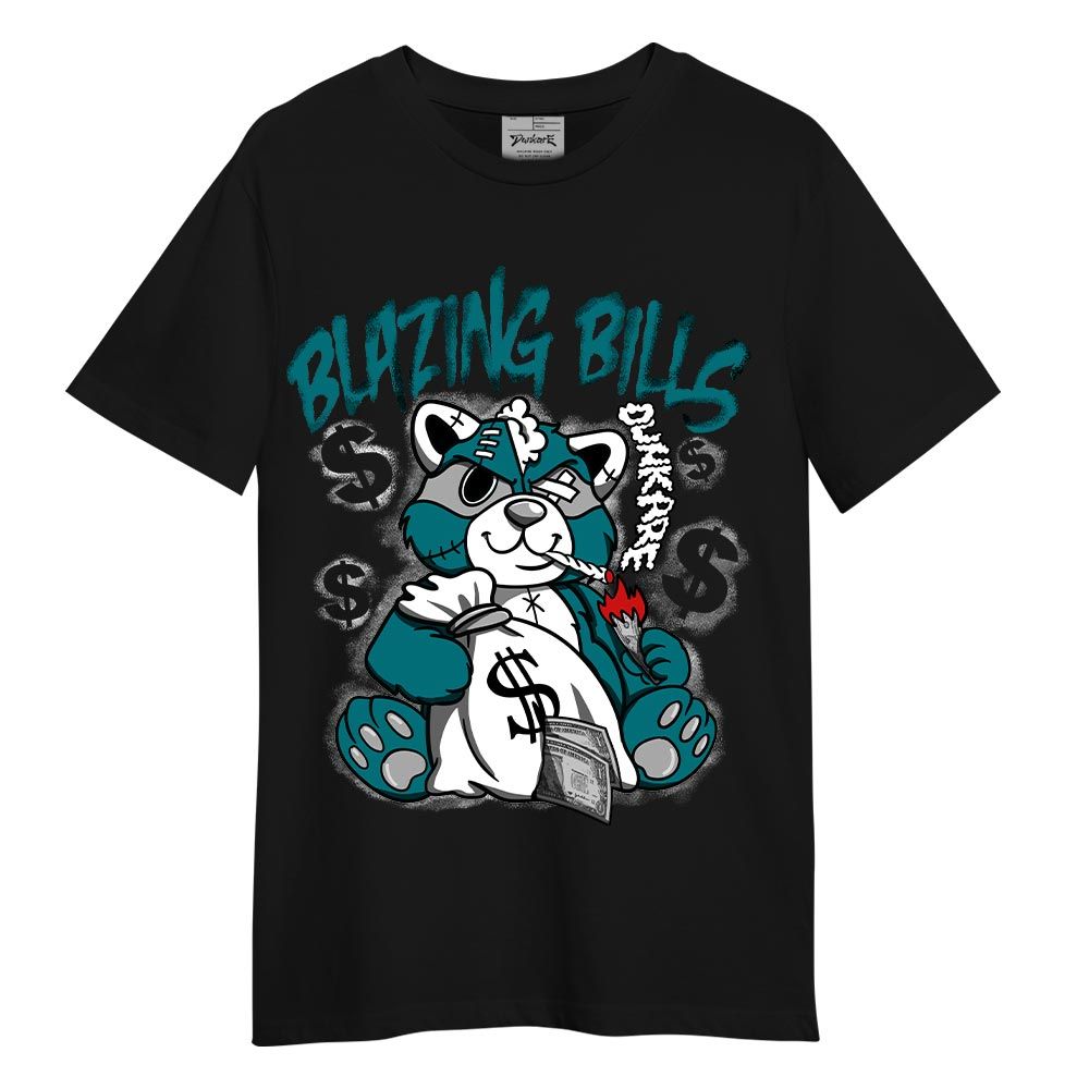 Shirt To Match T-Shirt Blazing Bills Raccoon, Oxidized Green 4s T-Shirt To Match Sneaker 1704 DNY