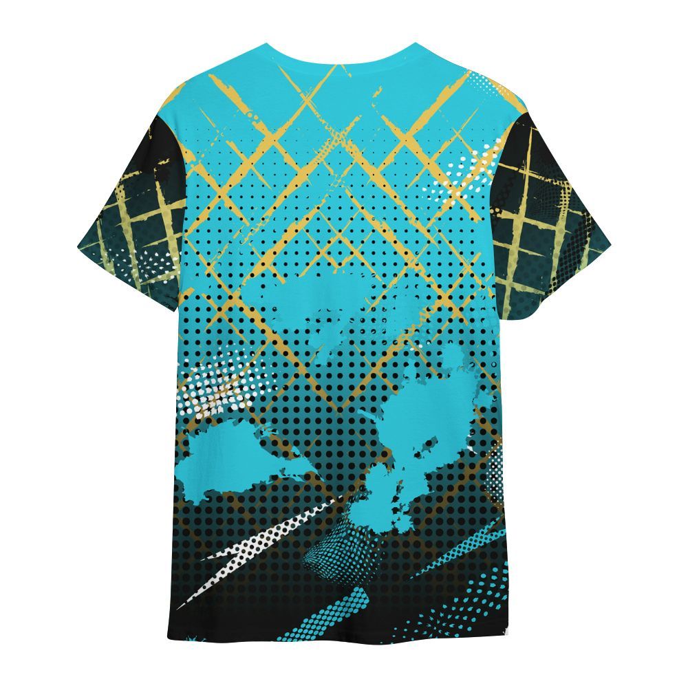 Shirt To Match Retro Gamma Blue 11s - Halftone Stand Business Dripping All Over Print