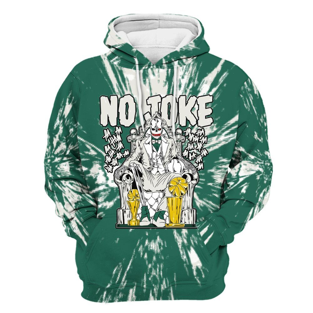 Hoodie To Match Oxidized Green 4s - Ain't Joke Skeleton Luxury All Over Print