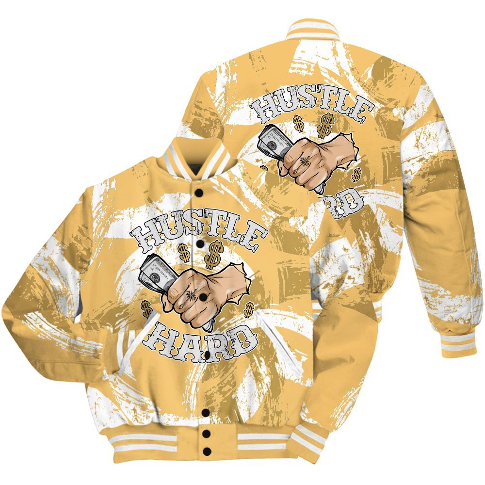 Varsity Jacket To Match Craft Paris 6s Shirt - Hustles Hard! Splash All Over Print