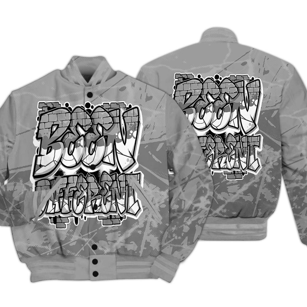 Varsity Jacket To Match Black Wolf Grey 12s - To Different Profound Graphic Varsity Jacket Unisex
