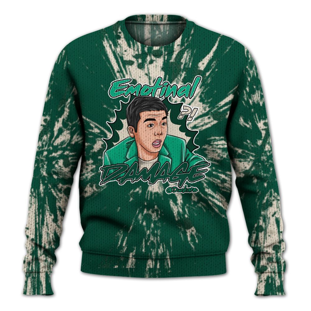 Knitted Sweater To Match Oxidized Green 4s - Damaged Meme Shirt Unisex Outfit
