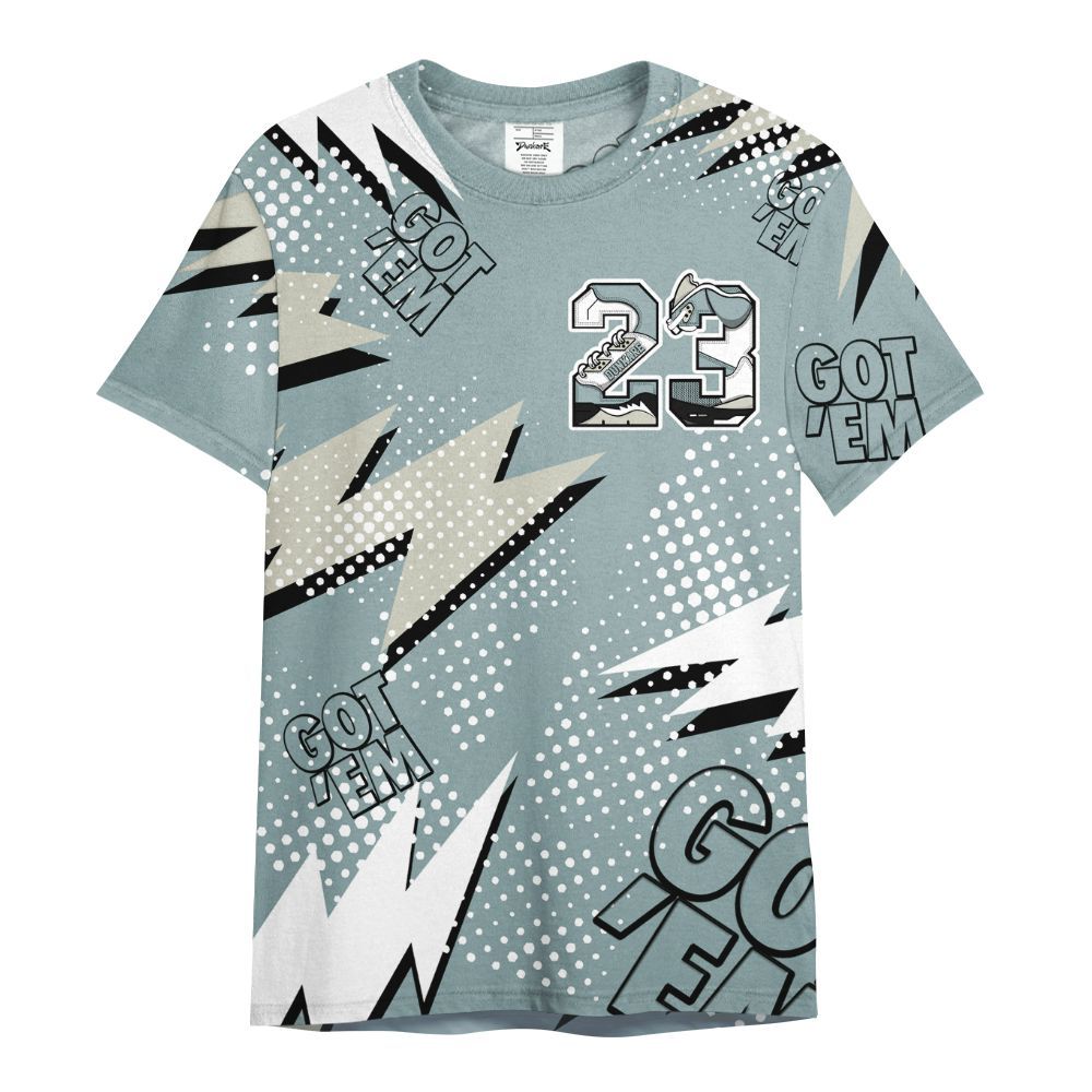 Shirt To Match AMM Low 17s - Custom Name Number 23 5s All Over Print