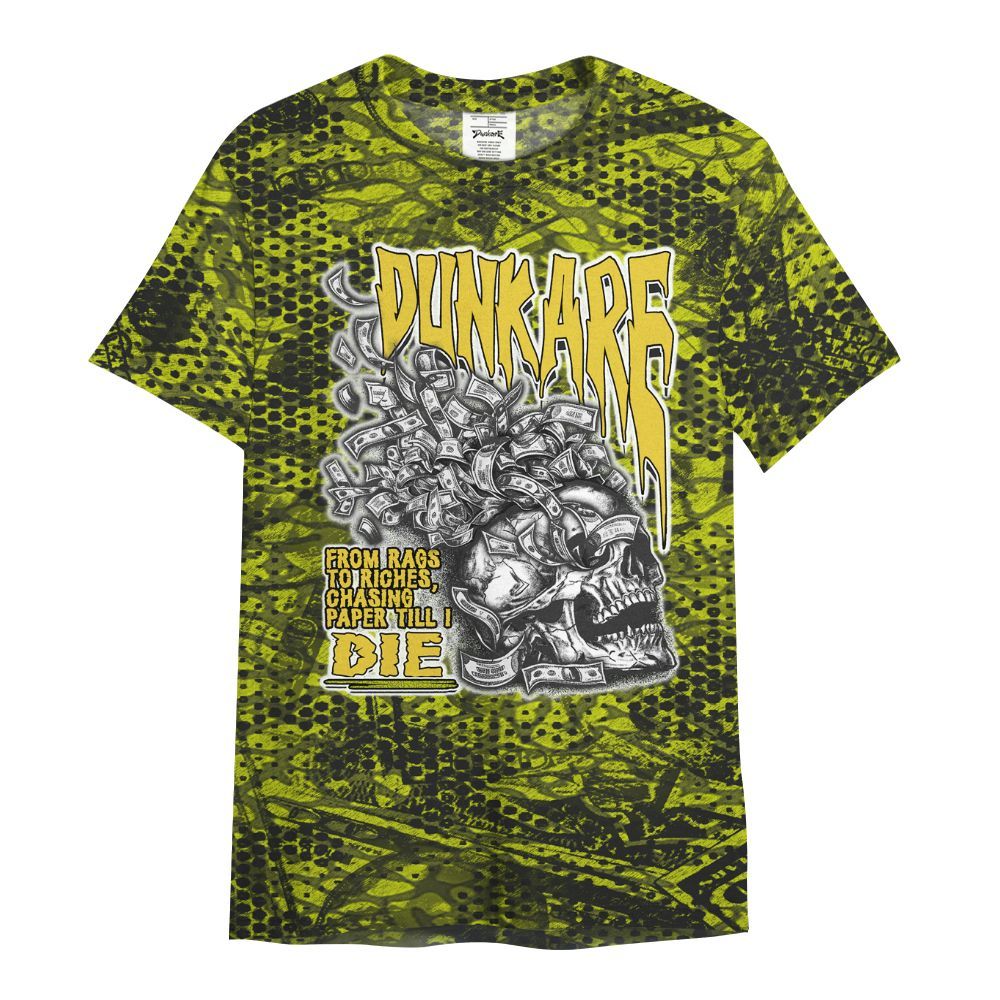 Shirt To Match Dunk Low QS Halloween Skull - From Rags To Riches All Over Print