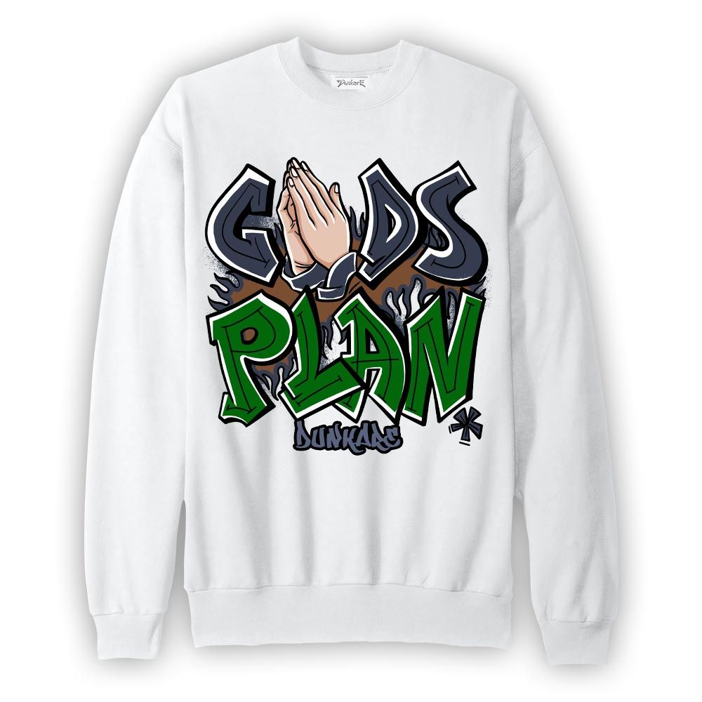 Sweatshirt To match Midnight Navy 13s Sweatshirt - Gods Plan Graffiti Graphic