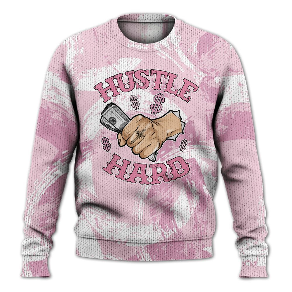 Knitted Sweater To Match Orchid 4s - Hustles Hard! Splash
