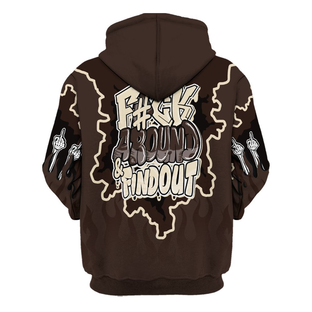 Hoodie To Match 2025 Retro Earth 5s - F Around Find Out Graphic Trapped All Over Print