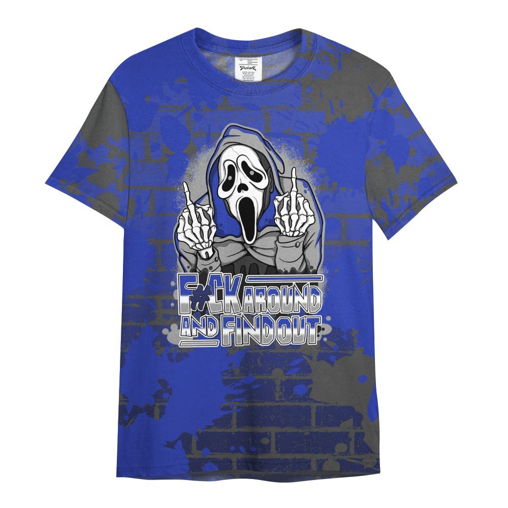 Shirt To Match Air Max Plus Black Racer Blue - F#CK And Find Out Graphic Halloween All Over Print