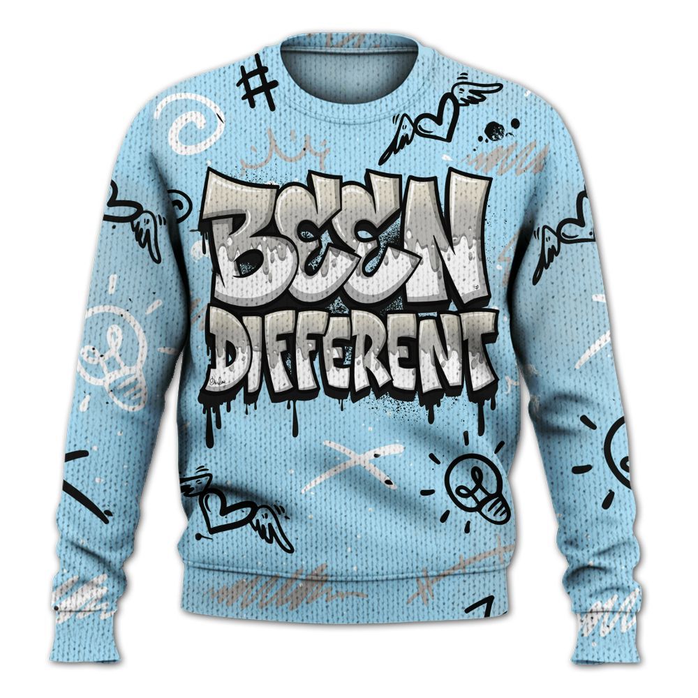 Knitted Sweater To Match Retro SoleFly 13s - Drip Been Di2ferent