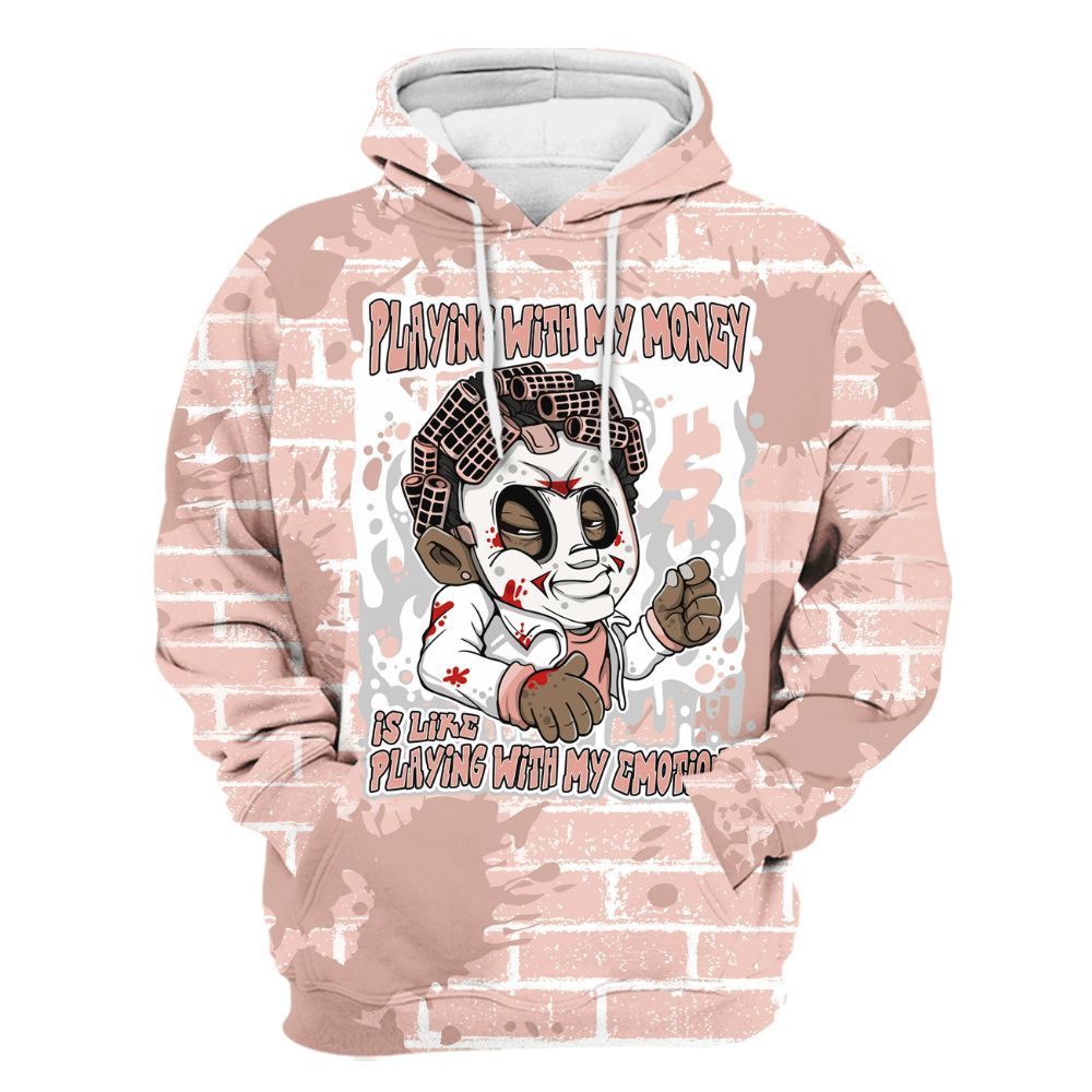 Hoodie To Match Low Legend Pink 11s - Playing With My Money Graphic Halloween All Over Print