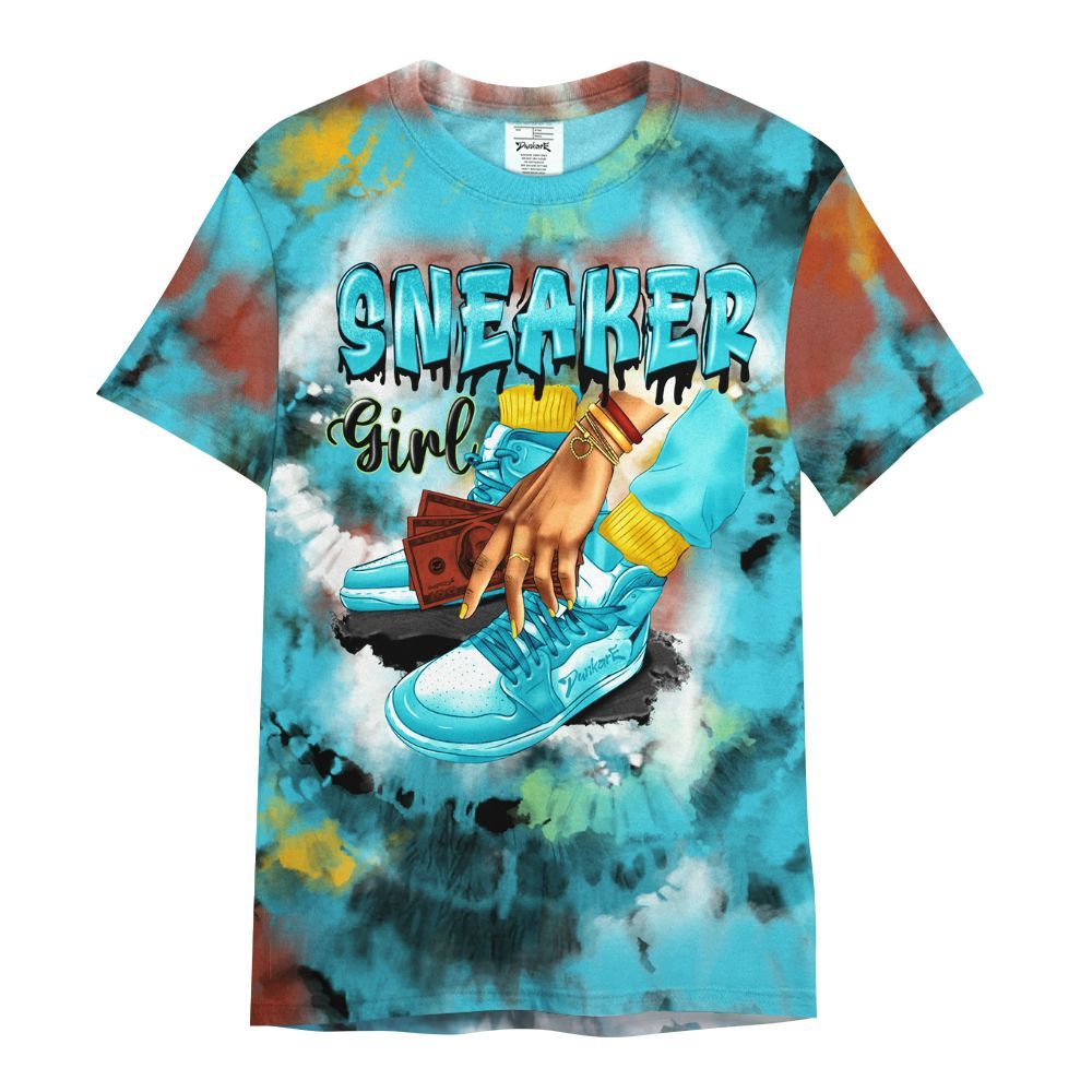 Shirt To Match SB Dunk Di'Orr Greenwood - SNEAKER Girl Money Drip Tie Dye All Over Print