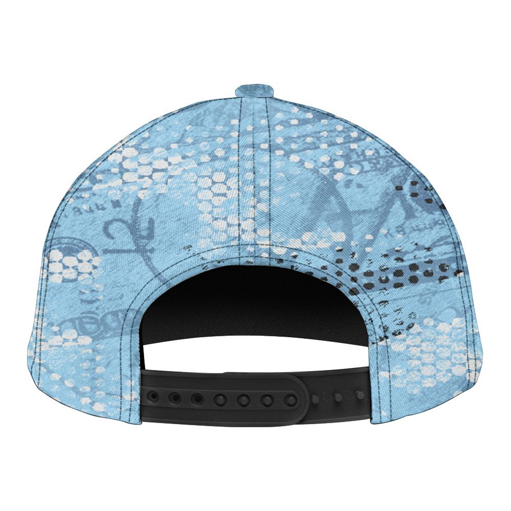 Snapback To Match Legend Blue 11s - Self Make Skeleton Banknotes Art Graphic