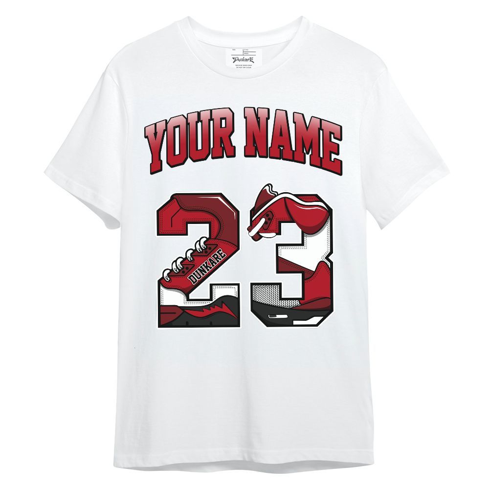 Shirt To Match Bred Velvet 11s - Custom Name Number 23 5s Unisex Shirt