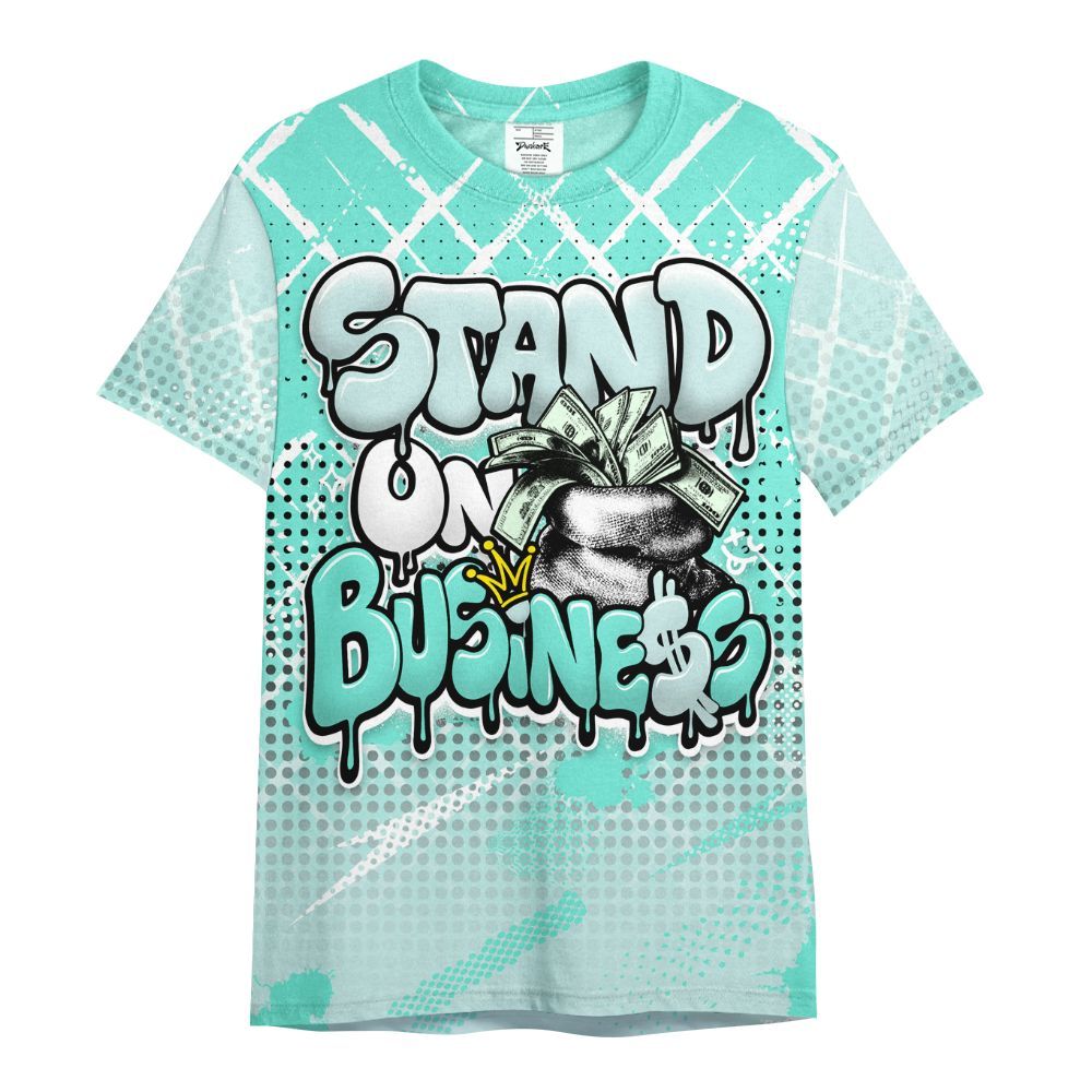 Shirt To Match Retro Low Igloo 11s - Halftone Stand Business Dripping All Over Print