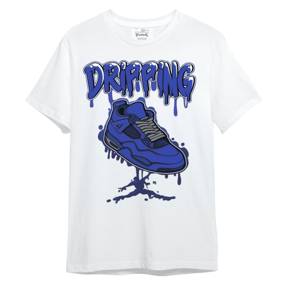 Shirt To Match Air Max Plus Black Racer Blue - Dripping Shoe 4S Graphic Unisex Shirt