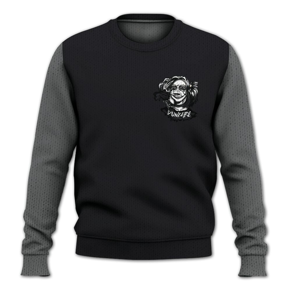 Knitted Sweater To Match White Thunder 4s, Custom Name Bad Girl HAHA