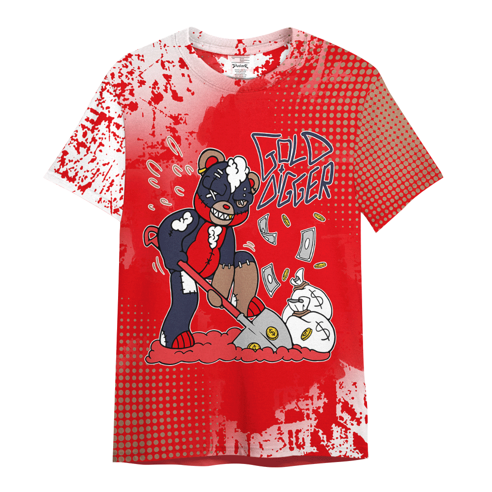 Shirt To Match Low OG Howard Bison 1s - Goal Digger Glitch Dot Shirt Unisex