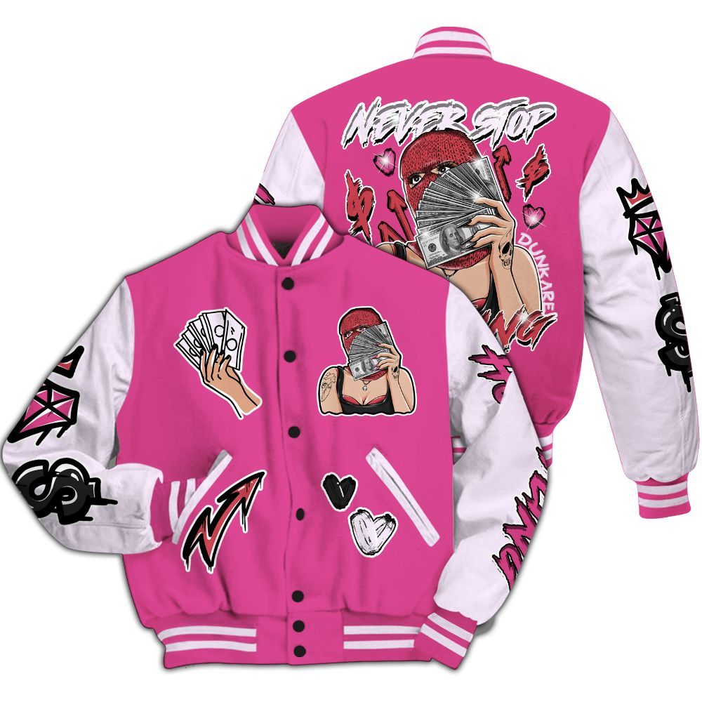 Varsity Jacket To Match KD 4 Aunt Pearl - Hustling Unique All Over Print