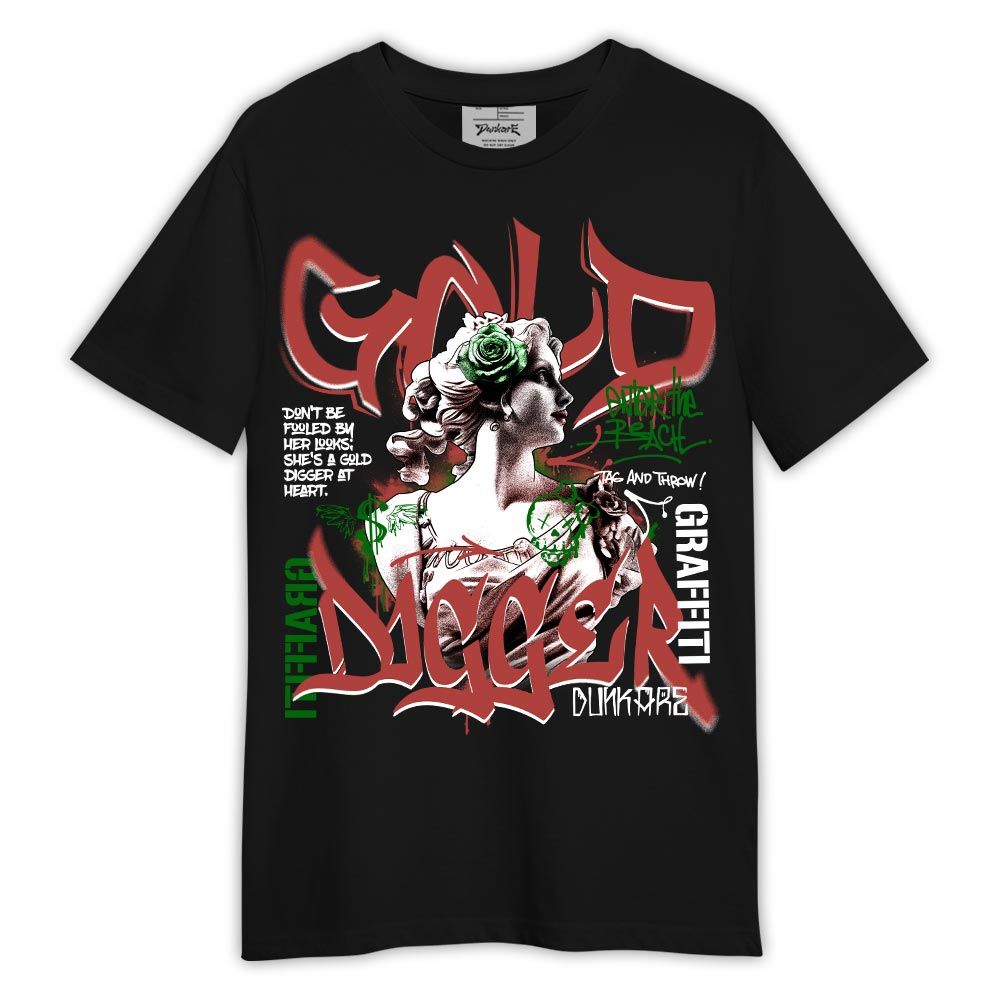 Shirt To Match Dune Red 13s - Graphic Gold Digger Shirt Outfit