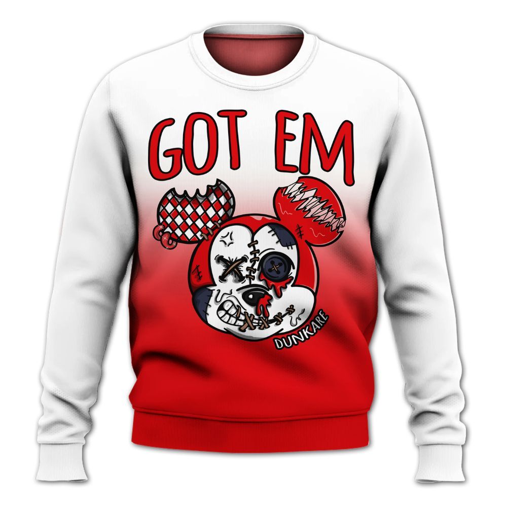 Sweatshirt To Match Low OG Howard Bison 1s - Got Em Dripping All Over Print