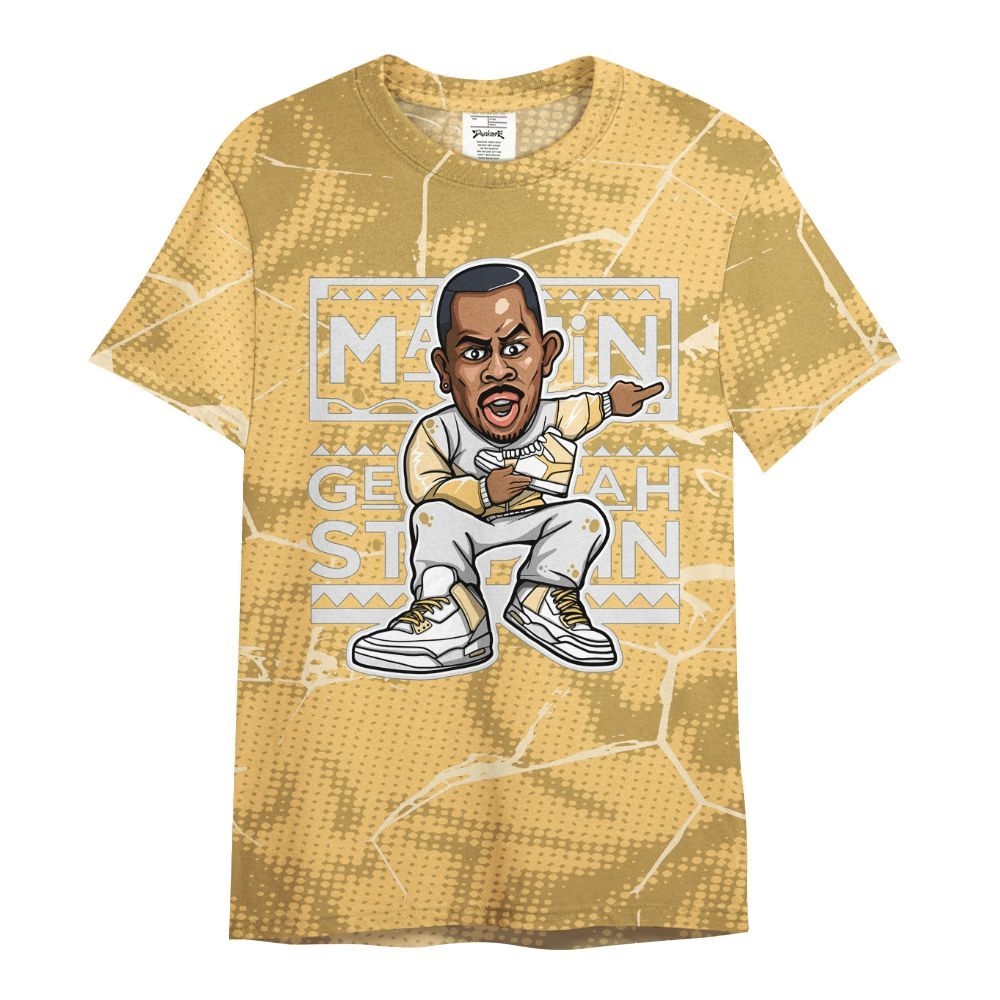 Shirt To Match Craft Paris 6s - Get Tag Sneakers Steppin' Graphic Crack All Over Print