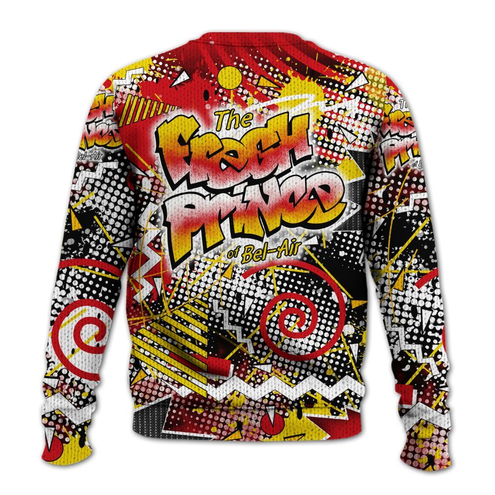 Sweater To Match Ferrari 14s - Fresh Sneaker 90s Graphic