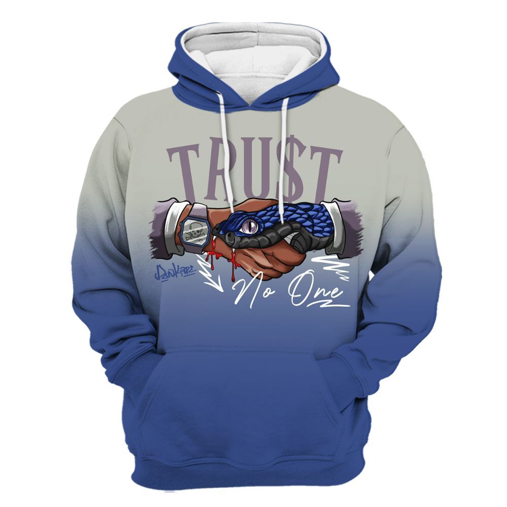Hoodie To Match Low OG Voodoo Alternate 1s - Snake Trust No One Drip All Over Print