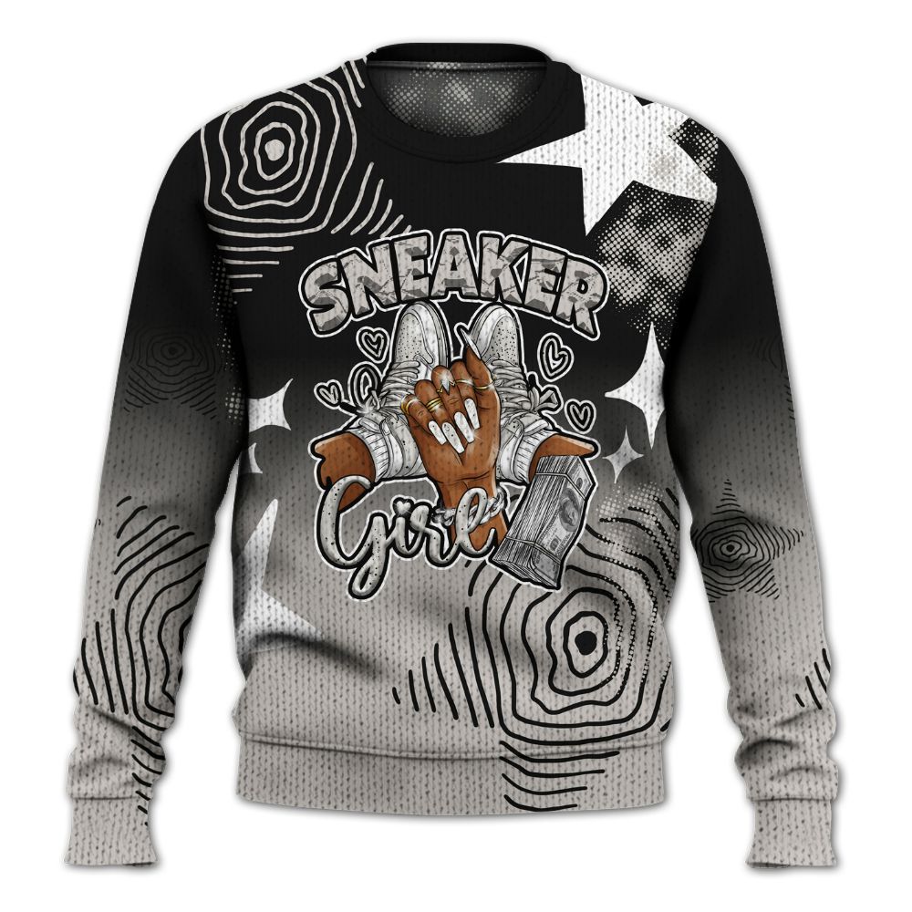 Sweater To Match The Classic 40s - Sneakerz Girlz Unique Starz Graphic