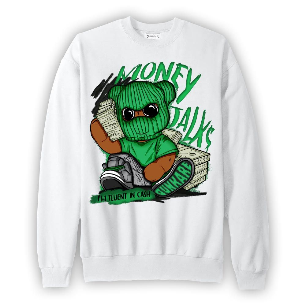 Sweatshirt To match Sweatshirt Money Talk, 3 Green Glow Sweatshirt, To Match Sneaker Black Green Glow 3s, Sweatshirt 1604 NCMD