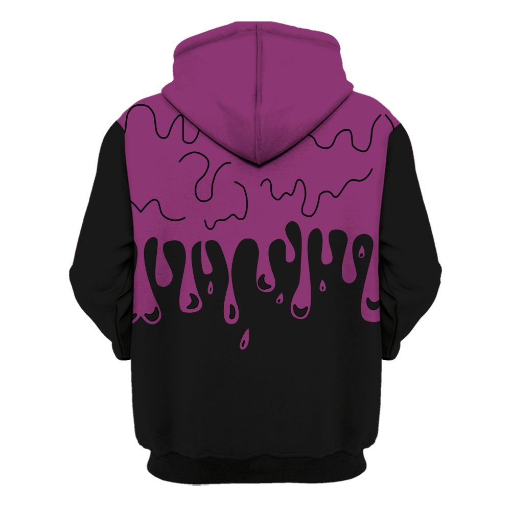 Hoodie To Match Air Max Sunder Gore Tex Bold Berry - Snake Trust No One Drip All Over Print