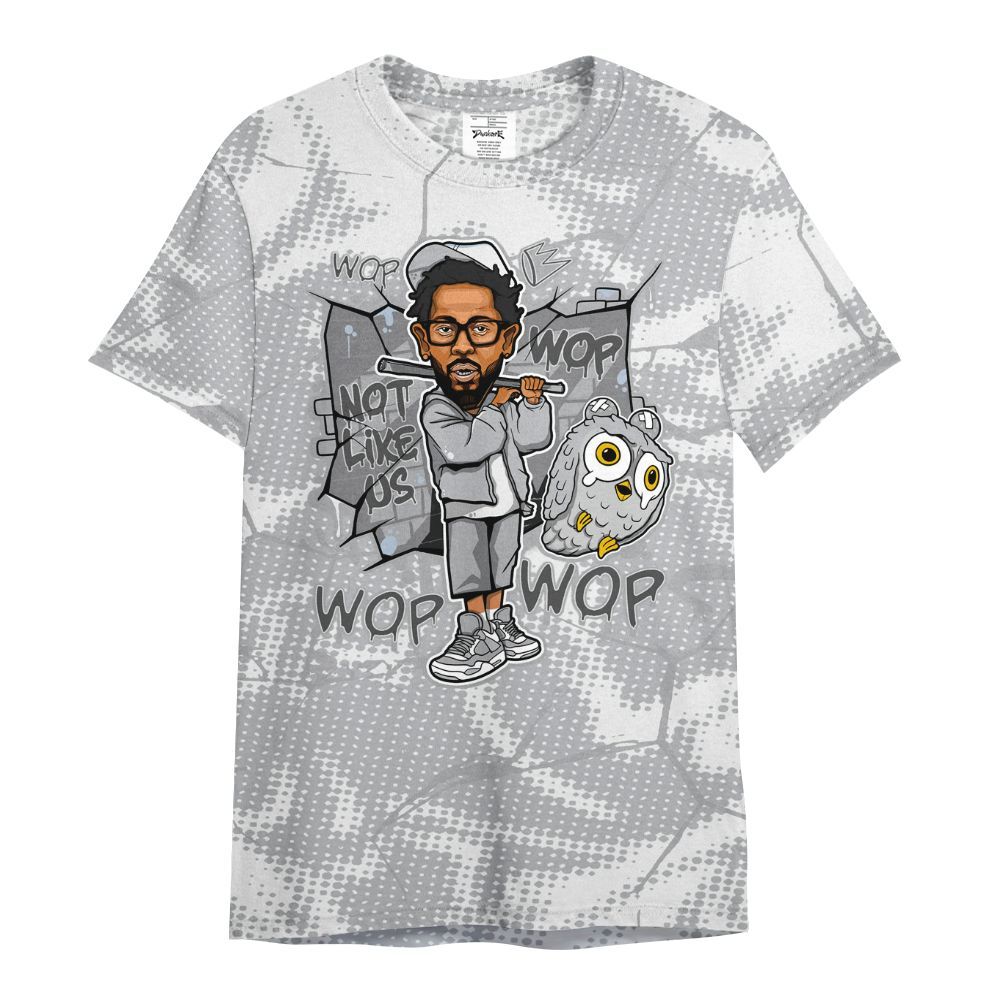 Shirt To Match Low OG Wolf Grey 1s - None Like ComptonCity Graphic Crack All Over Print