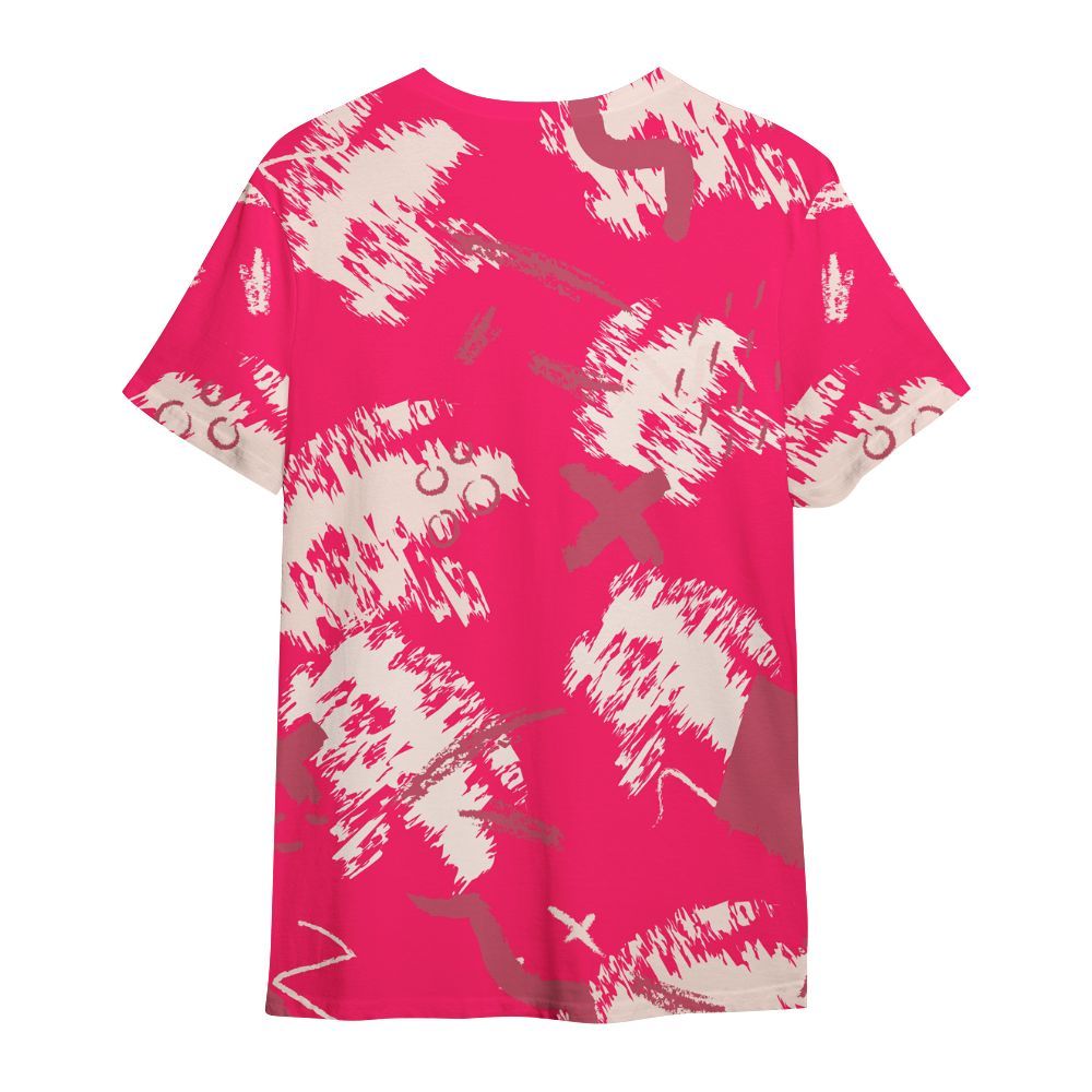 Shirt To Match A'One Hyper Pink Shirt, Hustle Grind Pray Retro All Over Print