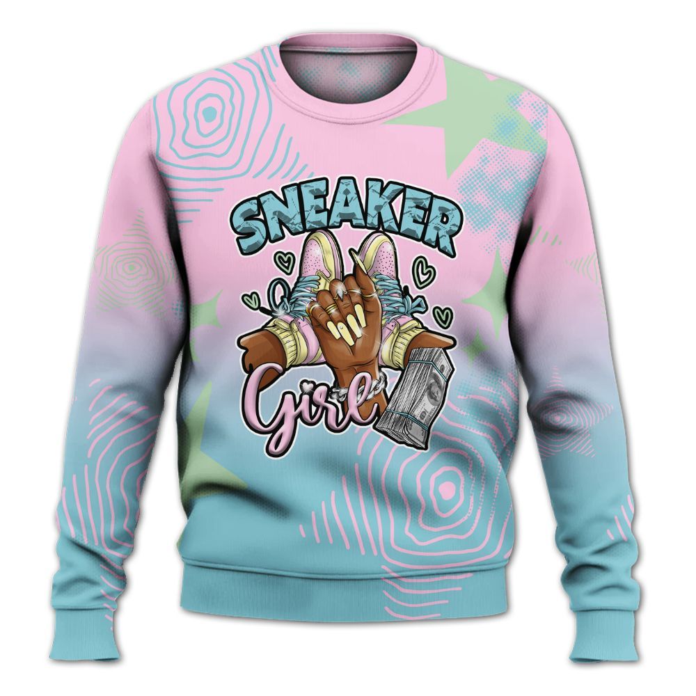 Sweatshirt To Match SB Dunk Low Visty - Sneakerz Girlz Unique Starz All Over Print