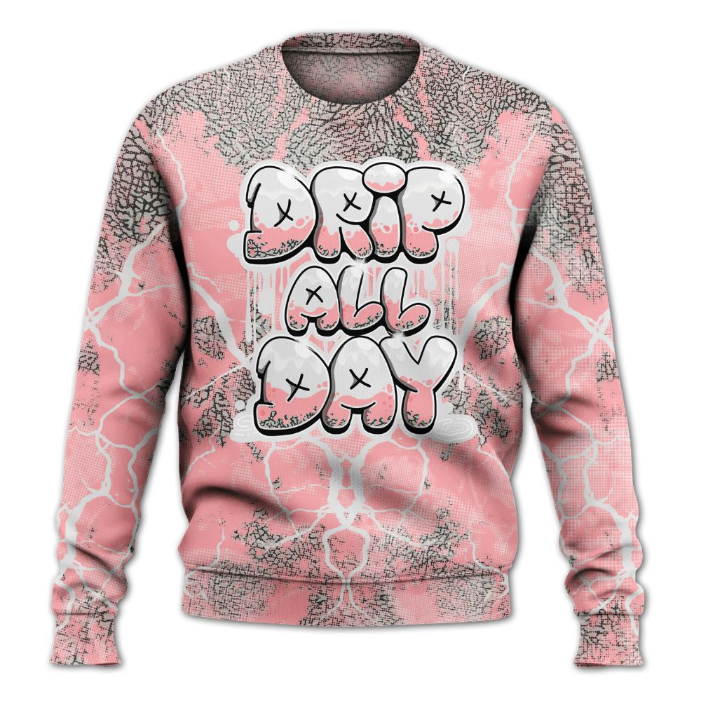 Sweatshirt To Match Retro Wings 3s - DRIPPIN Days Graphic Halloween All Over Print