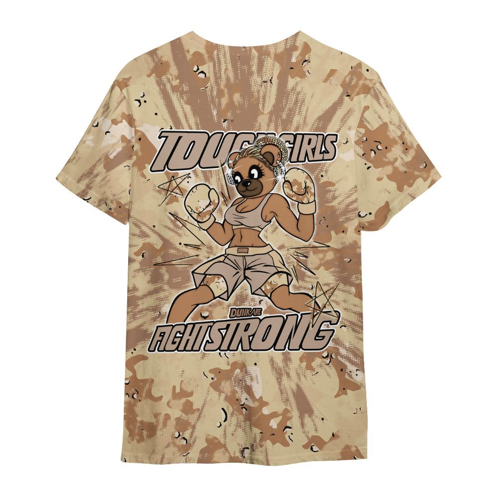Shirt To Match Desert Camo 3s - Gritty Girls Bear Luxury All Over Print