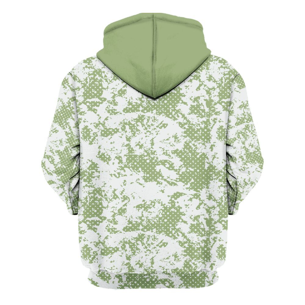 Hoodie To Match Oil Green 4s - Show Me The Money Retro All Over Print