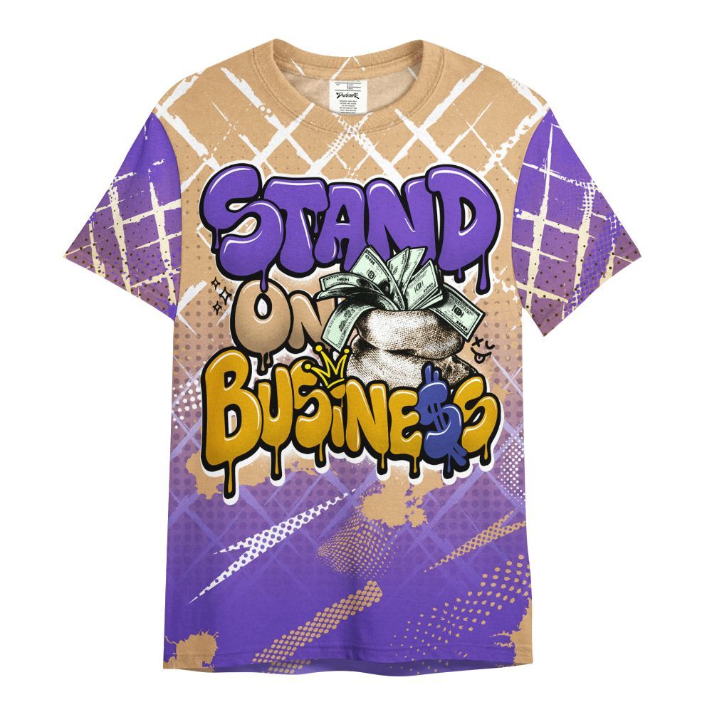 Shirt To Match SE Afrobeats 7s - Halftone Stand Business Dripping All Over Print