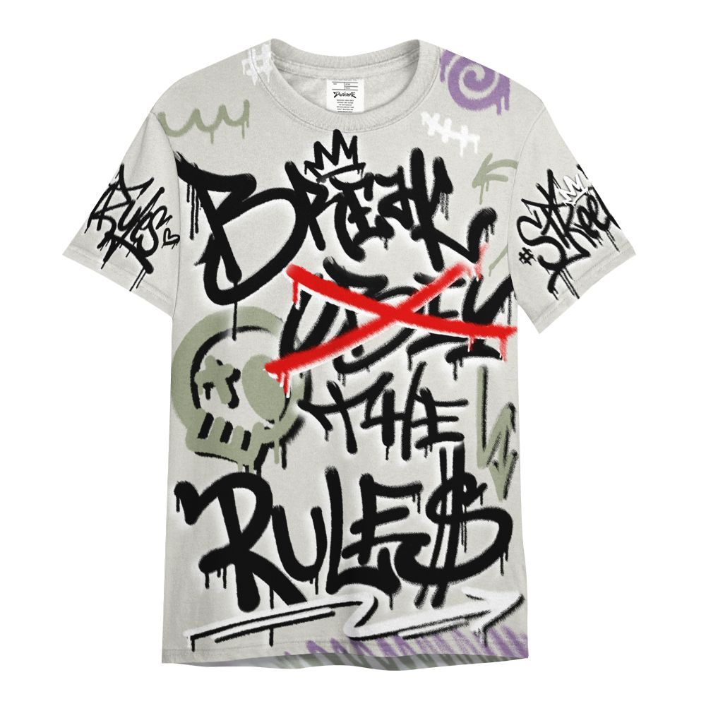 Shirt To Match Dunk Low Floral Swoosh 2025 - Break Rules Streetwear All Over Print