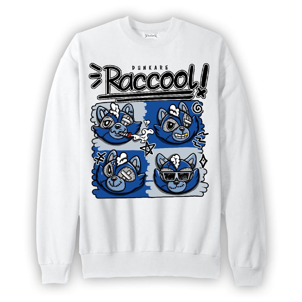 Sweatshirt To match Low Space Royal 11s Sweatshirt - Raccool Raccoon Graphic