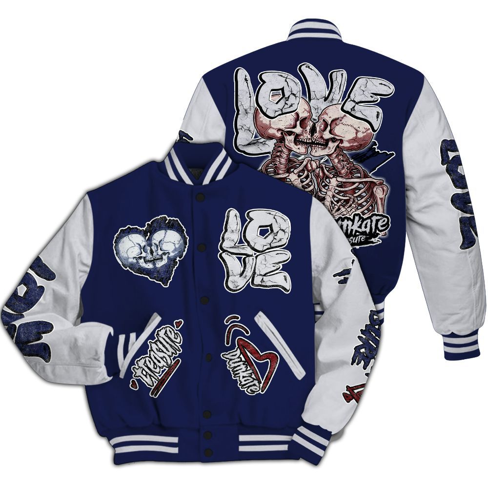 Varsity Jacket To Match Air Max DN Team USA - Skull Bear All Over Print