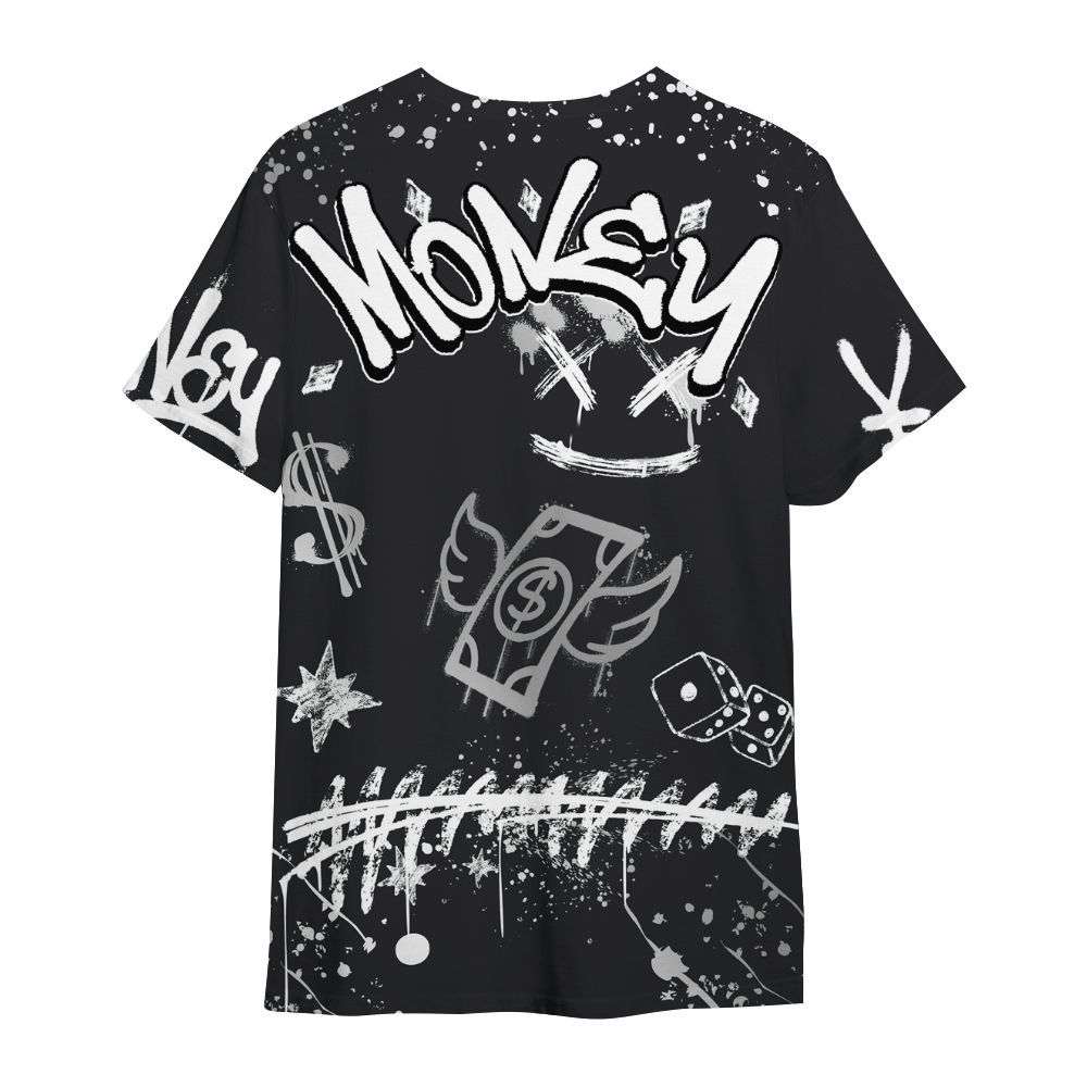 Shirt To Match Black Patent Low 17s - Everybody Paid In Full Crayon All Over Print