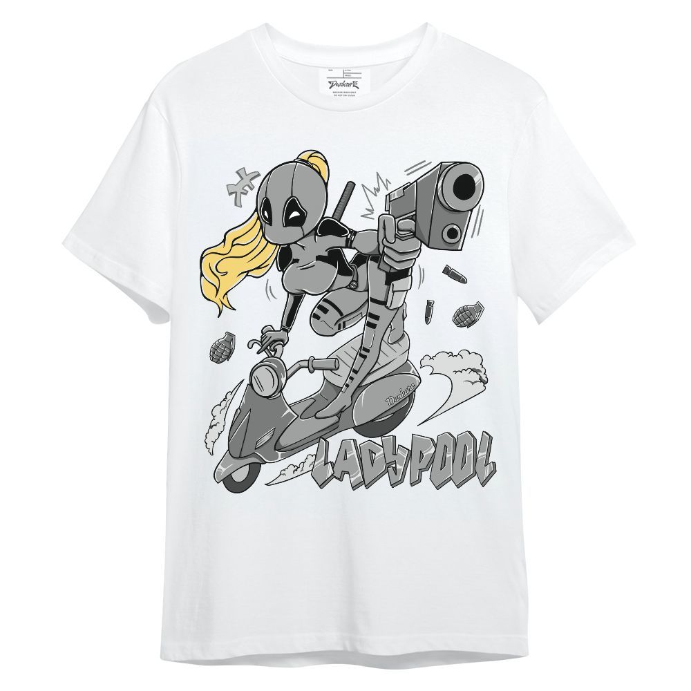 Shirt To Match Black Wolf Grey 12s - Lady Pool Cartoon Unisex Shirt