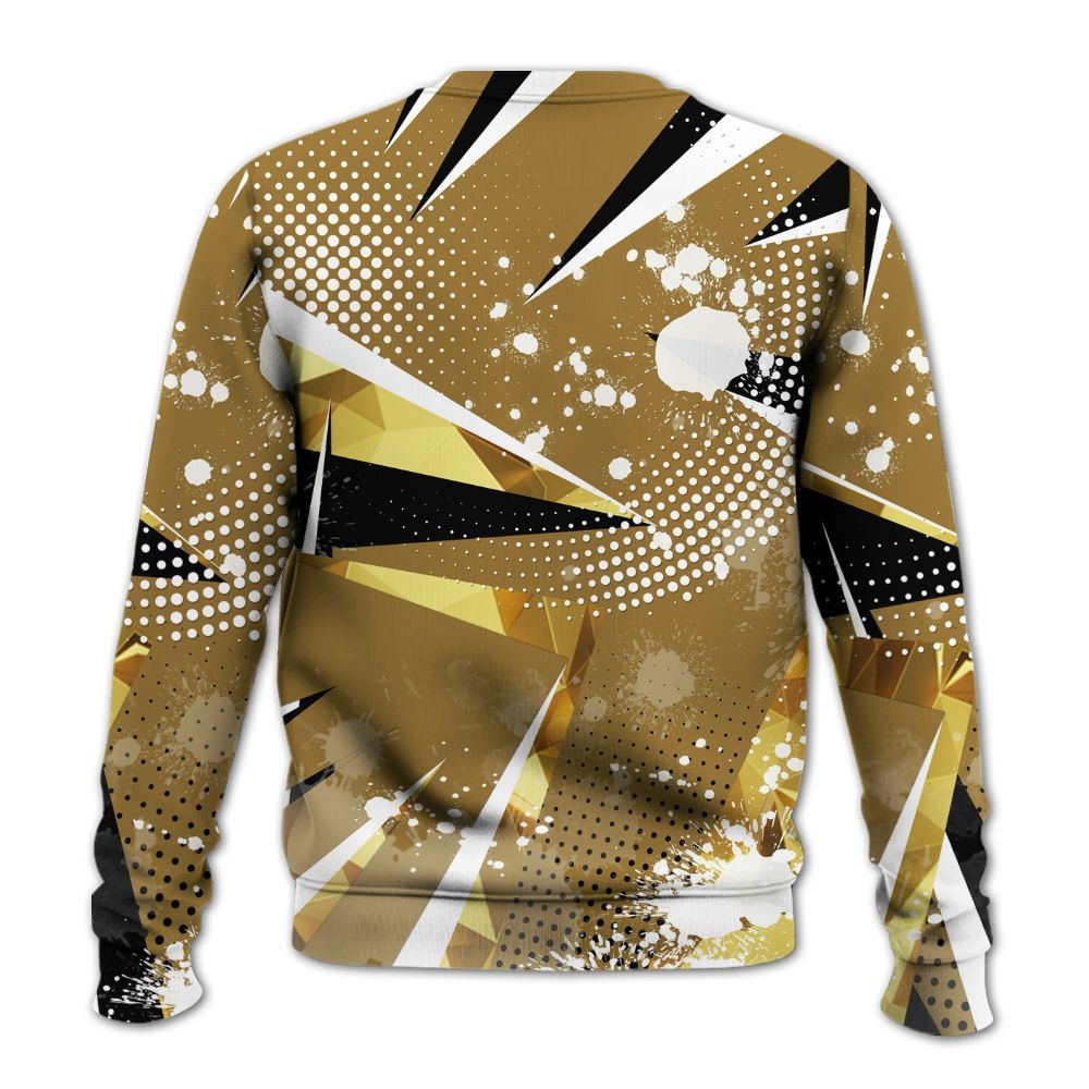 Sweatshirt To Match NET Gold 4s - Poly Trust No One Dripping All Over Print