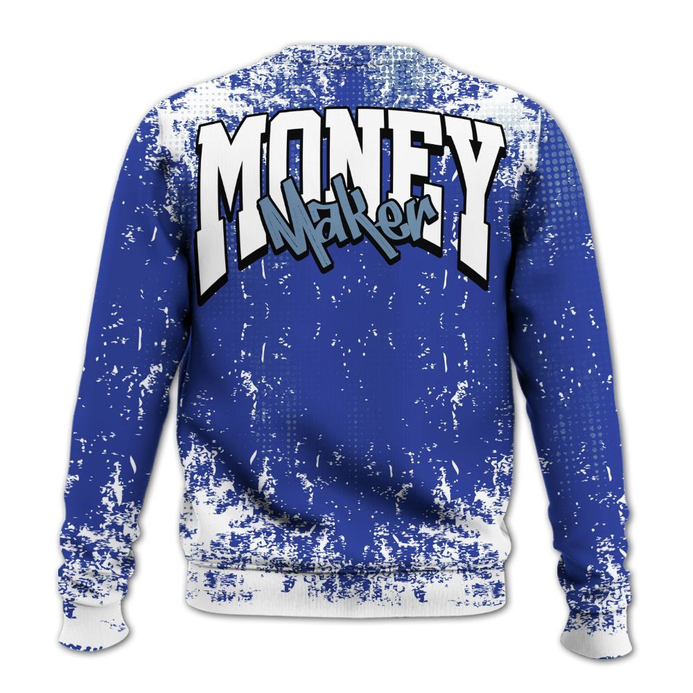 Sweatshirt To Match Air 180 Concord - Move In Silence Money Street Retro All Over Print