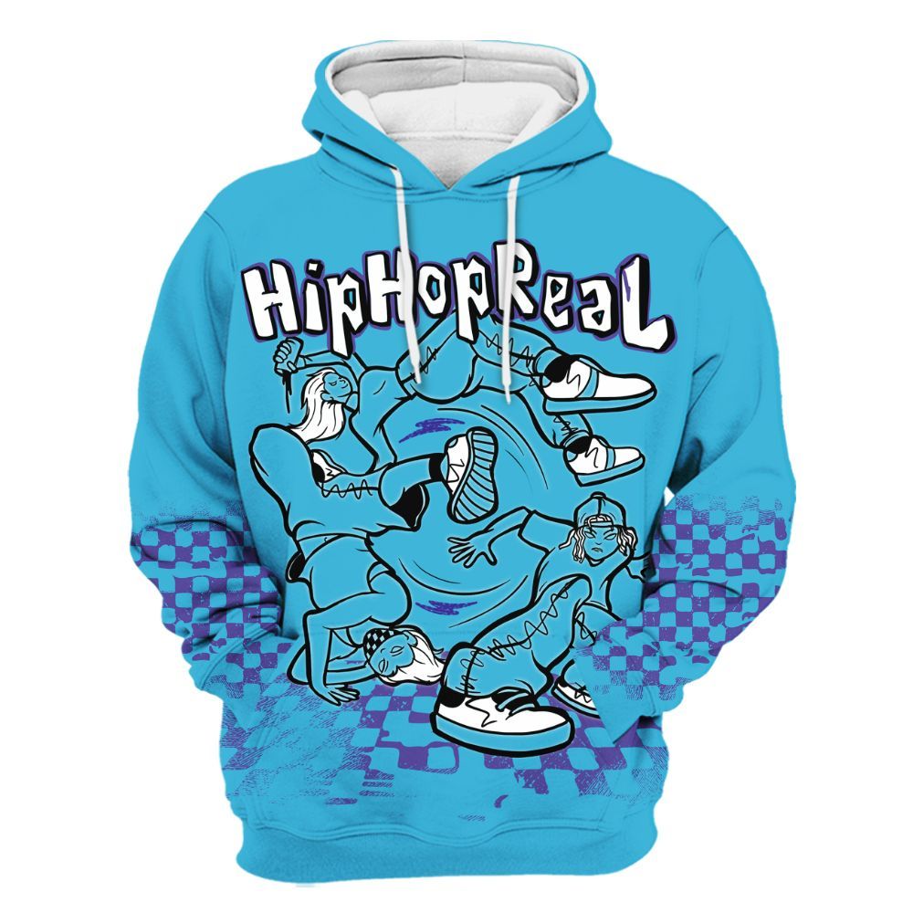 Hoodie To Match Retro Aqua 6s - Feel Life Street Style All Over Print
