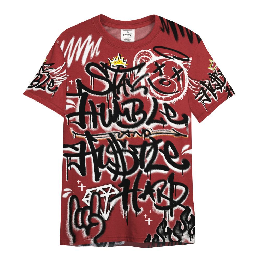 Shirt To Match Alternate Flu Game 12s - Humble Drip Streetwear Graffity All Over Print