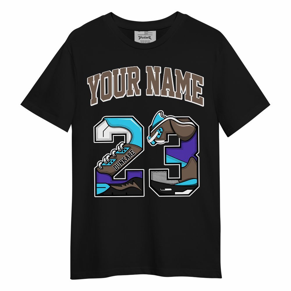 Shirt To Match Olive Concord 9s - Custom Name Number 23 5s Unisex Shirt