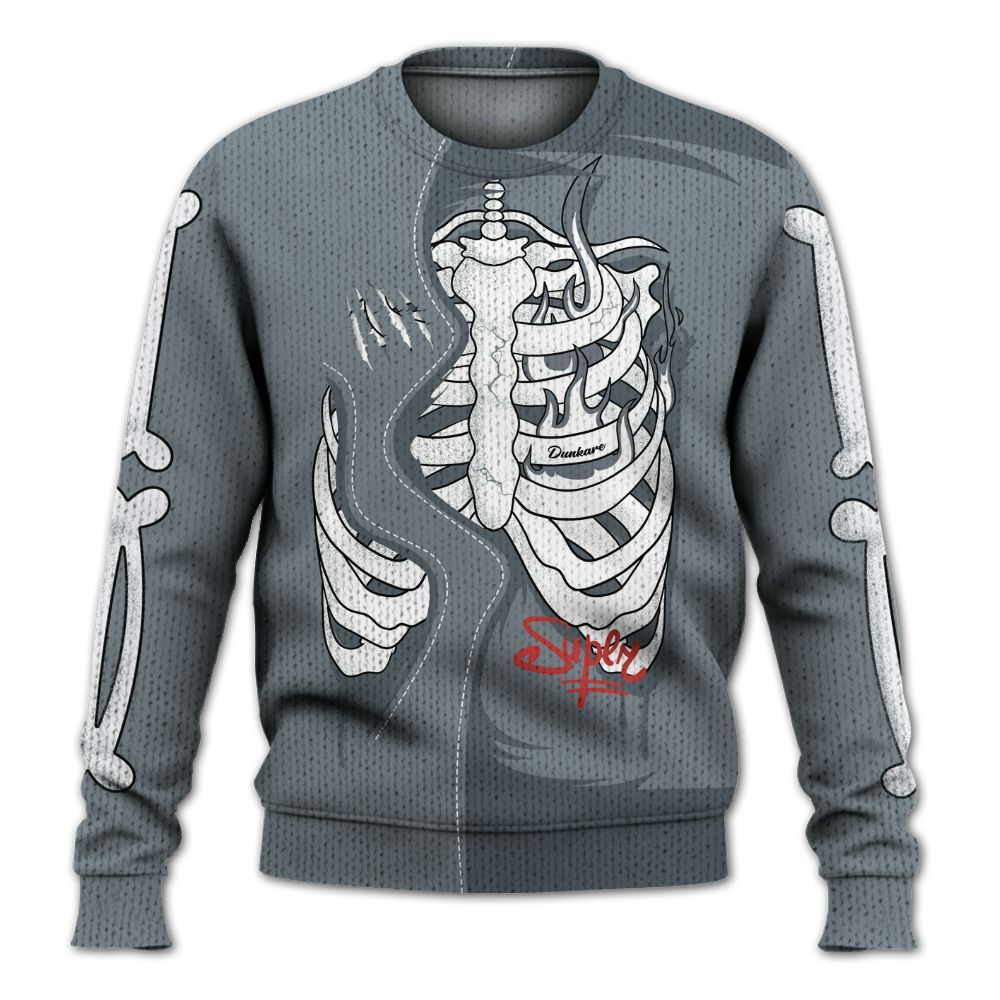 Knitted Sweater To Match Wolf Grey 13s - It's The Kick For Me