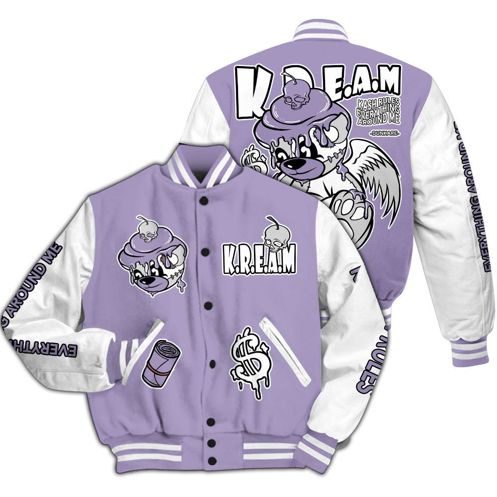 Varsity Jacket To Match Low Pure Violet 11s - Loot Bear All Over Print